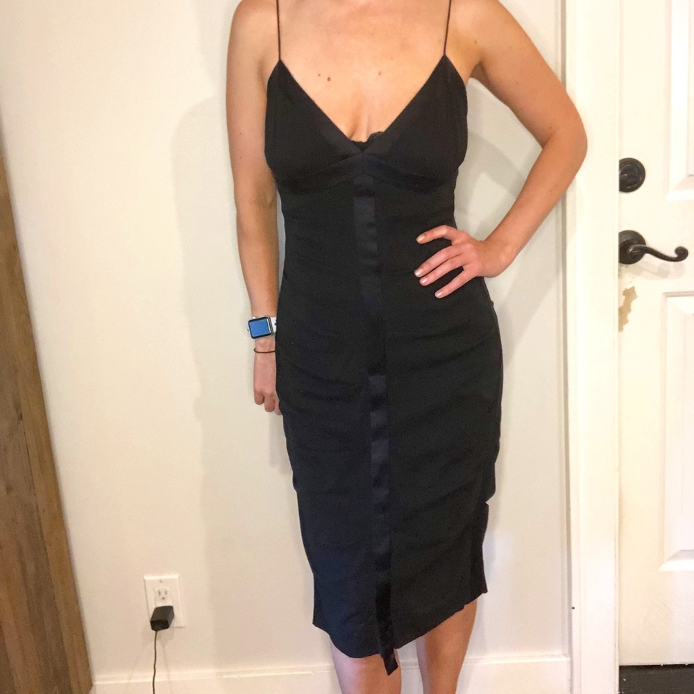 Black Nicole Miller cocktail dress size 2